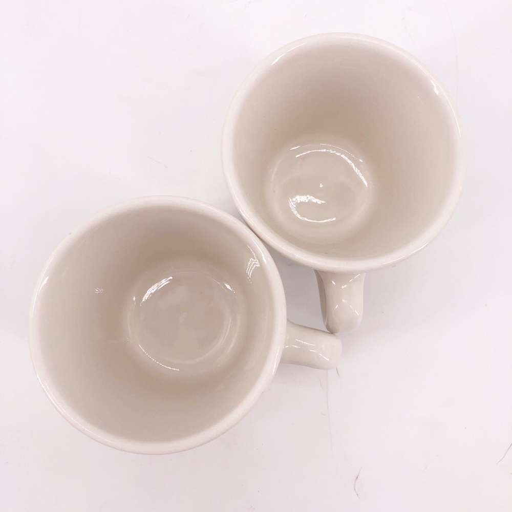 Set 2 Vintage Homer Laughlin Restaurant Wear Cups - Picture 5 of 7
